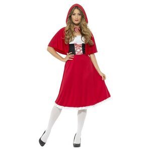 Red Riding Hood Womens/Ladies Costume Set / Red